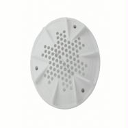 10" WHITE PDR2 DRAIN GRATE