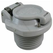 1.5"MPT LT GRY VAC LOCK SAFETY FITTING