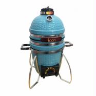 ICON TEAL PORTABLE CERAMIC GRILL & COVER
