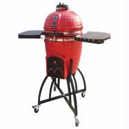 ICON RED LG CERAMIC GRILL W/ 22" CART
