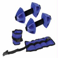 UNDERWATER FITNESS KIT W/ 2 DUMBELLS & 2 ANKLE WEIGHT